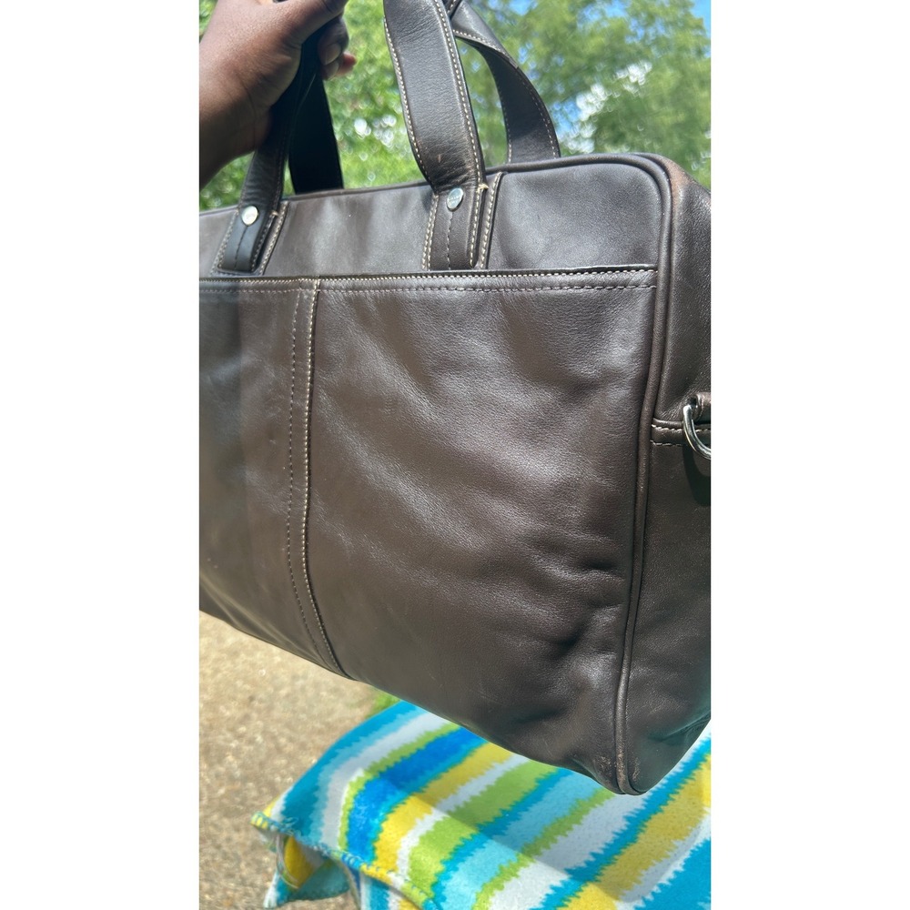 Coach Commuter Bag Mens Large Mahogany‎ Leather Briefcase F70094 - Picture 16 of 16